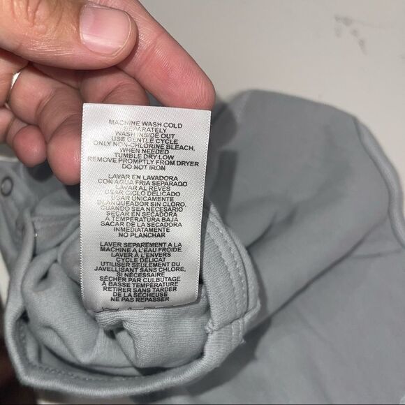 4/$25 - NFL Team Apparel Grey/Black Raiders Football Onesie - Size‎ 3/6 mths - Picture 5 of 5